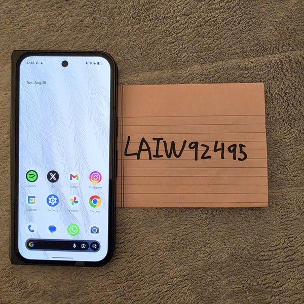 Google Pixel 9 Pro Fold - Unlocked, 512 GB, Obsidian, GGH2X