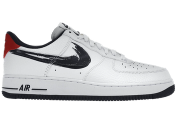 Nike Air Force 1 Low Brushstroke White Black for sale