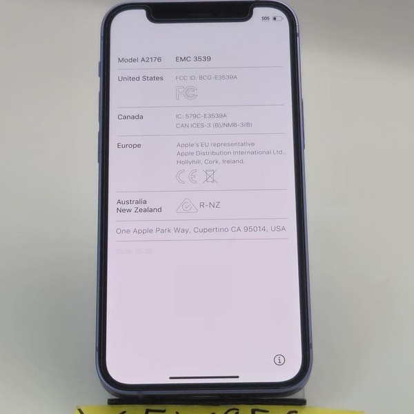 Apple iPhone 12 Mini - Unlocked, Purple, 128 GB, A2176