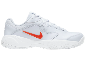 Nike Court Lite 2 Football Grey Bright Crimson (Women's) for sale