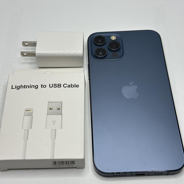 Apple iPhone 12 Pro - Unlocked, 128 GB, Pacific Blue, A2341