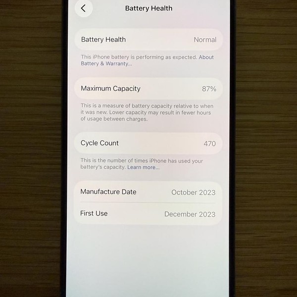 Apple iPhone 15 Pro - Unlocked, Natural, 128 GB, A2848