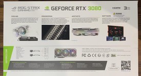 New
													Asus GeForce RTX 3080 - ROG-STRIX-RTX3080-O10G-WHITE, Strix White OC, photo 3 of 4
