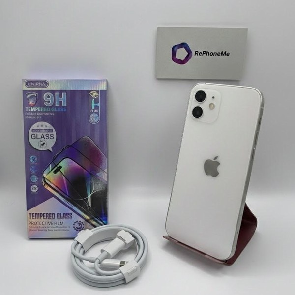 Apple iPhone 12 - Unlocked, White, 128 GB, A2172