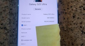 Mint
													Samsung Galaxy S22 Ultra - T-Mobile, Black, 128 GB, 8 GB, SM-S908U, photo 5 of 10