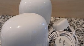 Good
													Google Nest Wifi Pro 6e Mesh Router - Snow, 2-Pack, photo 1 of 4