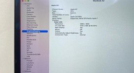 Good
													MacBook Air 2020 - 13" - Apple M1, Gray, 256 GB, 8 GB, photo 4 of 12