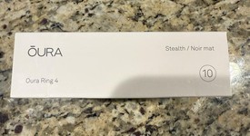 New
													Oura Ring Gen 4 - Stealth, Size 10, photo 4 of 5