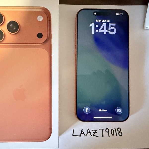 Apple iPhone 17 Pro Max - Unlocked, 256 GB, Cosmic Orange, A3257