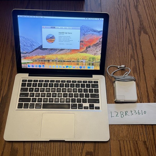 MacBook Pro 2012 (Unibody) - 13 inch - 750 GB, Silver, 4 GB