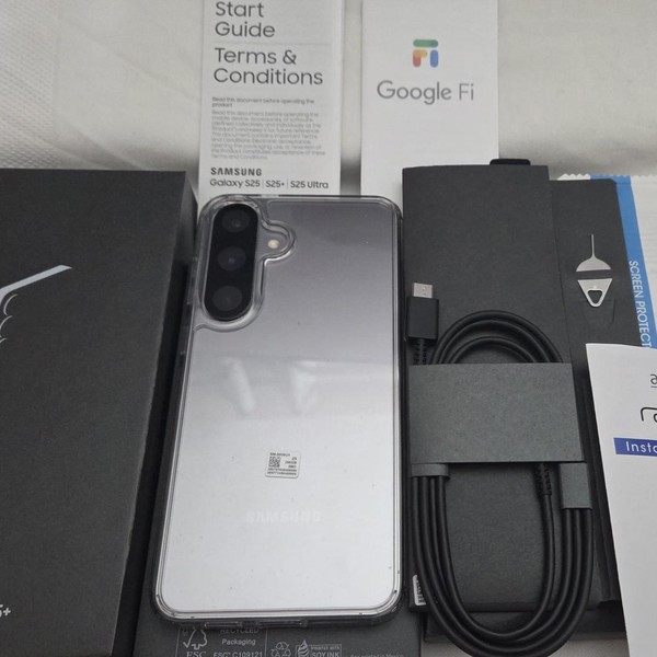 Samsung Galaxy S25 Plus - Unlocked, 256 GB, Silver Shadow, 12 GB, SM-S936U1