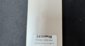 Good
													Apple iPhone 13 Pro Max - Unlocked, Gold, 128 GB, A2484, photo 1 of 7
