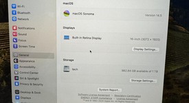 Good
													MacBook Pro 2019 - 16" - I7, Silver, 1 TB, 16 GB, photo 5 of 20
