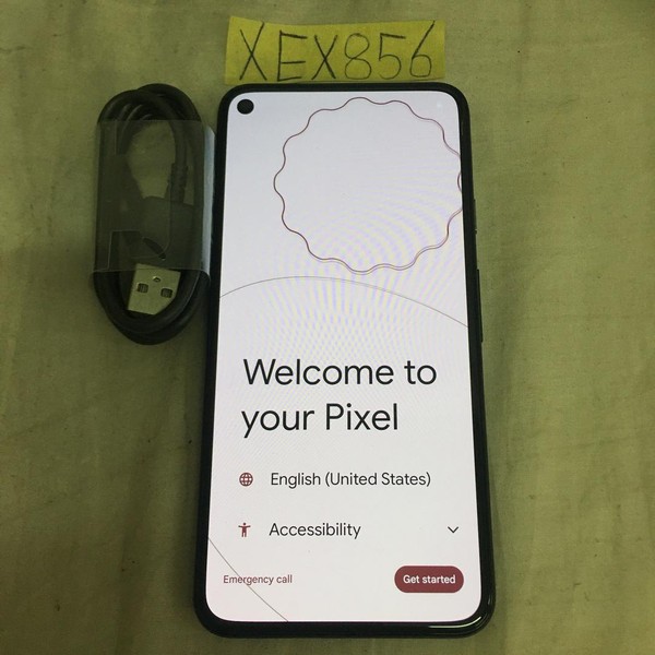 Google Pixel 5 - AT&T, 128 GB, Black, 8 GB, GD1YQ