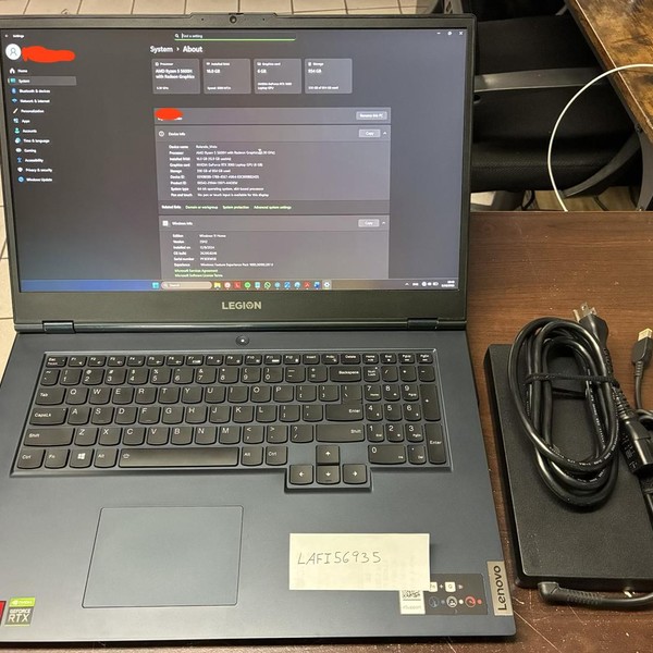 Lenovo Legion 5 - 1 TB, Black, 16 GB, AMD Ryzen 5, FHD