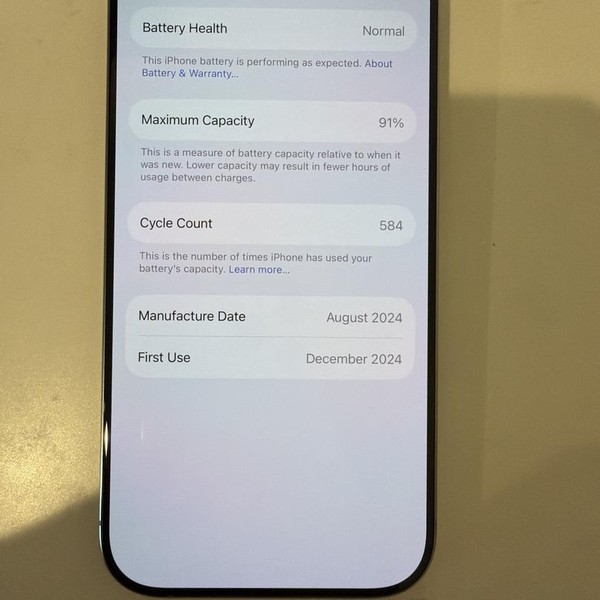 Apple iPhone 16 Pro - Unlocked, 128 GB, Natural, A3083