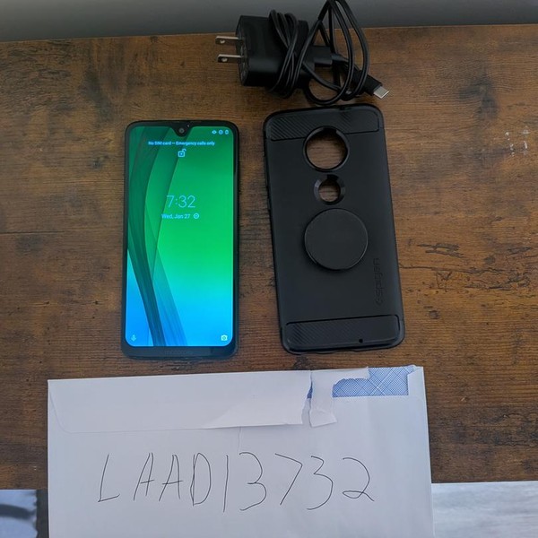 Moto G7 - Unlocked, 64 GB, Black, 4 GB
