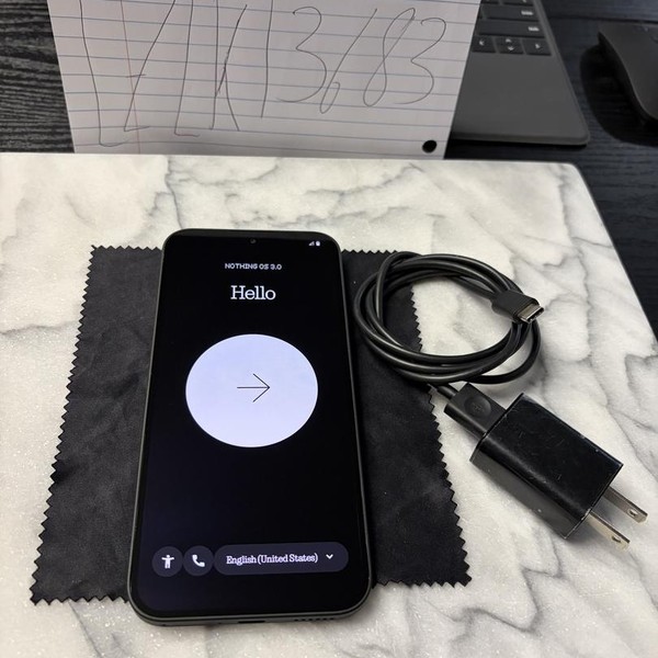 Nothing Phone (2a) Plus - Unlocked, Black, 256 GB, 12 GB