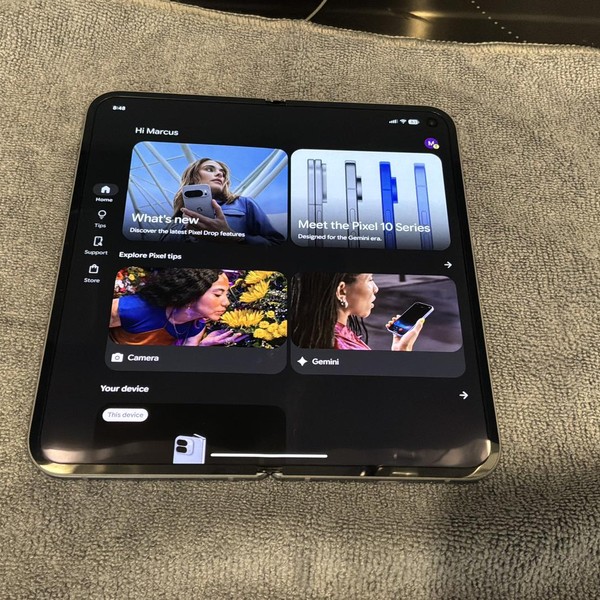 Google Pixel 10 Pro Fold - Verizon, 256 GB, Moonstone, GU0NP