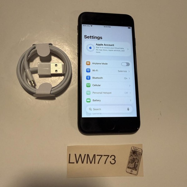 Apple iPhone SE 2nd Gen 2020 - Unlocked, 64 GB, Black, A2275