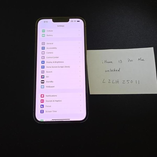 Apple iPhone 13 Pro Max - Unlocked, 128 GB, Graphite, A2484