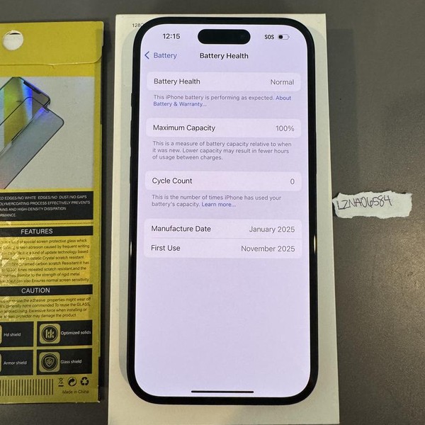 Apple iPhone 15 - Unlocked, 128 GB, Black, A2846