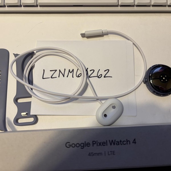 Google Pixel Watch 4 - Unlocked, Moonstone, 45mm, LTE