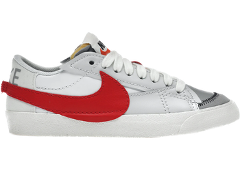 Nike Blazer Low 77 Jumbo White Photon Dust Light Smoke Grey University Red for sale
