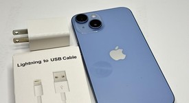 Good
													Apple iPhone 14 - Unlocked, Blue, 128 GB, A2649, photo 2 of 4