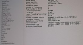 Good
													MacBook Pro 2019 - 16" - I7, Gray, 512 GB, 16 GB, photo 4 of 13