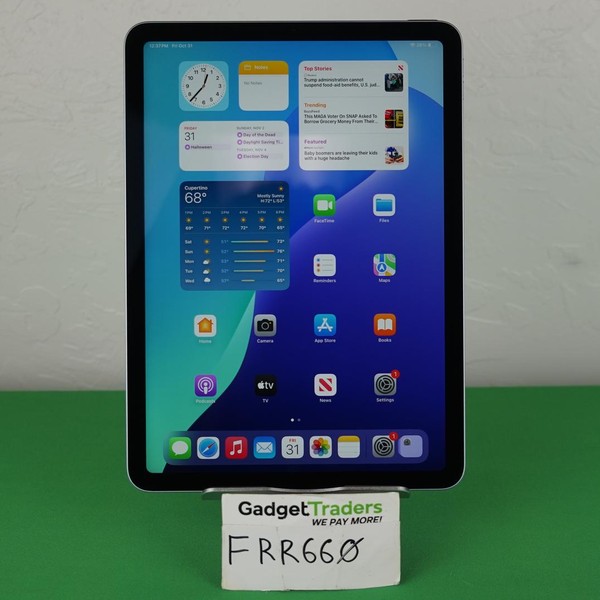 Apple iPad Air 4th Gen - Wi-Fi, 64 GB, Sky Blue, A2316