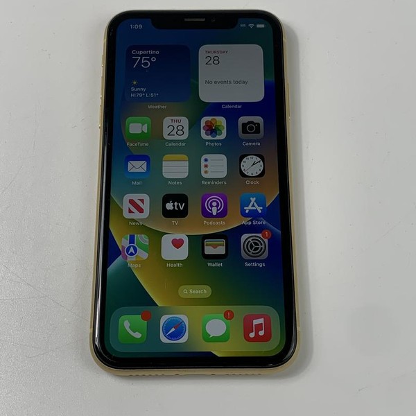 Apple iPhone Xr - Unlocked, Yellow, 128 GB, A1984