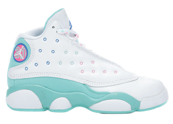 Jordan 13 Retro White Soar Green Pink (PS) for sale