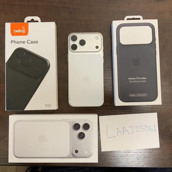 Apple iPhone 17 Pro Max - Unlocked, 256 GB, Silver, A3257