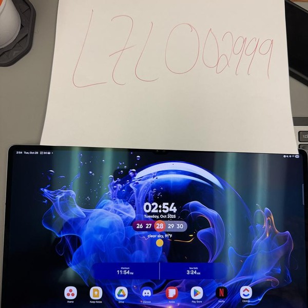 Samsung Galaxy Tab  S10 Ultra - Wi-Fi, Moonstone Gray, 1 TB, 16 GB, SM-X920