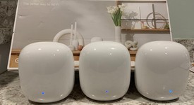 Mint
													Google Nest Wifi Pro 6e Mesh Router - Snow, 3-Pack, photo 4 of 5