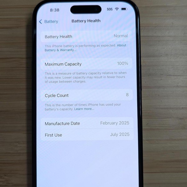 Apple iPhone 15 - Unlocked, 128 GB, Black, A2846