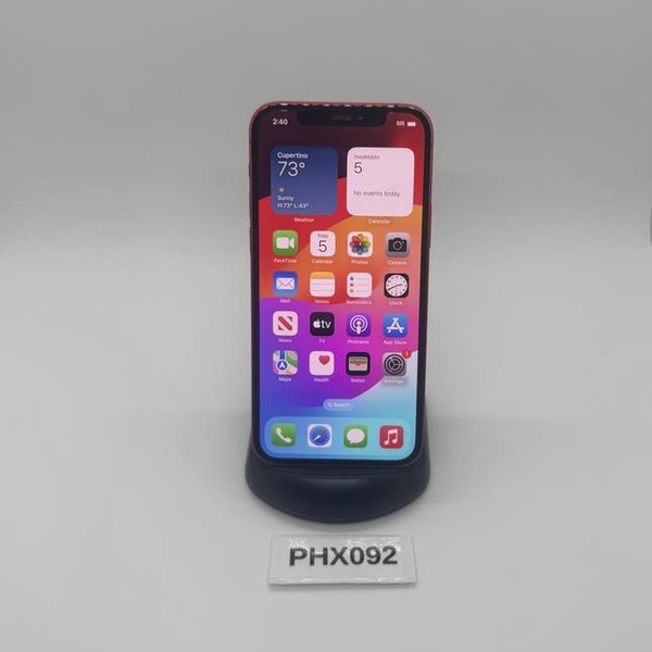 Apple iPhone 12 - Unlocked, 64 GB, Red, A2172