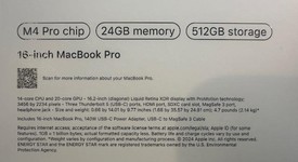 New
													MacBook Pro 2024 - 16" - Apple M4 Pro 14-core, Space Black, 512 GB, 24 GB, photo 2 of 3