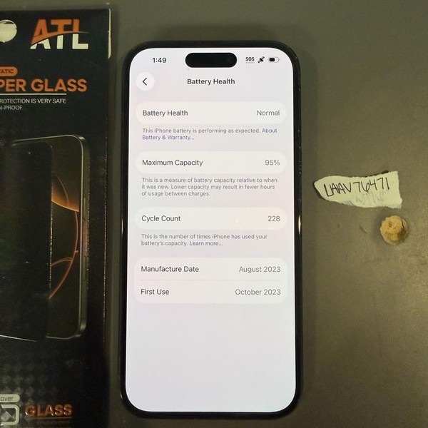 Apple iPhone 15 - T-Mobile, 128 GB, Black, A2846