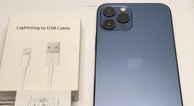 Good
													Apple iPhone 12 Pro - Unlocked, Pacific Blue, 256 GB, A2341, photo 4 of 5