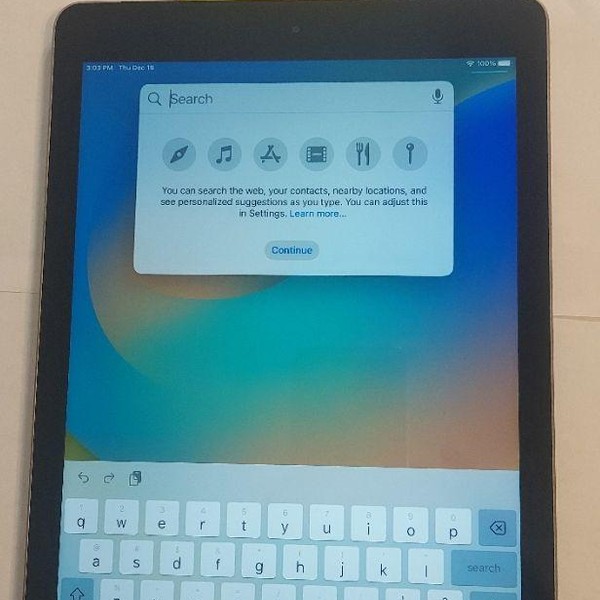 Apple iPad 6th Gen - Unlocked, 32 GB, Gray, A1954