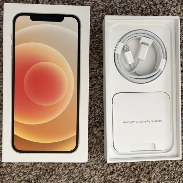 Apple iPhone 12 - Unlocked, White, 64 GB, A2172