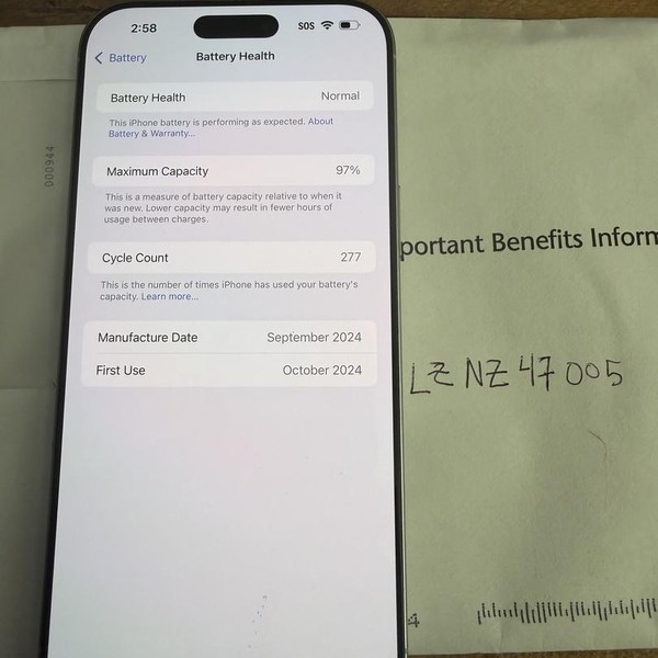 Apple iPhone 16 Pro Max - T-Mobile, 256 GB, White, A3084