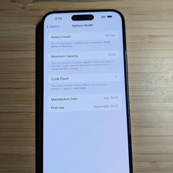Apple iPhone 15 Plus - Unlocked, 128 GB, Black, A2847