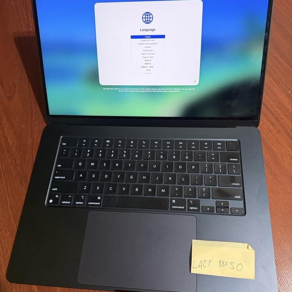 MacBook Air 2023 (M2) - 15 inch - 1 TB, Midnight, 16 GB, Apple M2