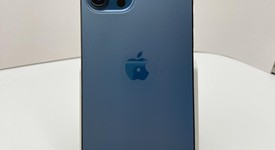 Good
													Apple iPhone 12 Pro Max - Unlocked, Pacific Blue, 128 GB, A2342, photo 3 of 9