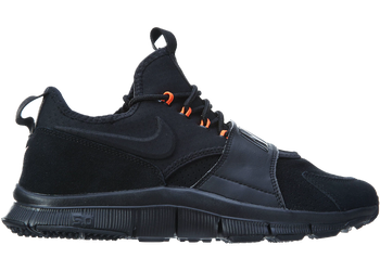 Nike Free Ace Lthr Black Black-Hyper Orange for sale