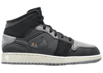  Jordan 1 Mid Craft Inside Out Black (GS)