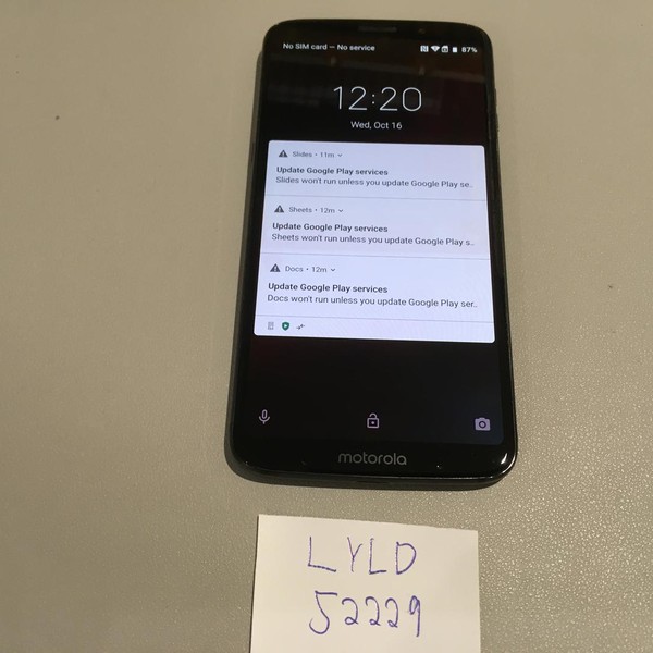 Moto Z3 - Verizon, Black, 64 GB, 4 GB